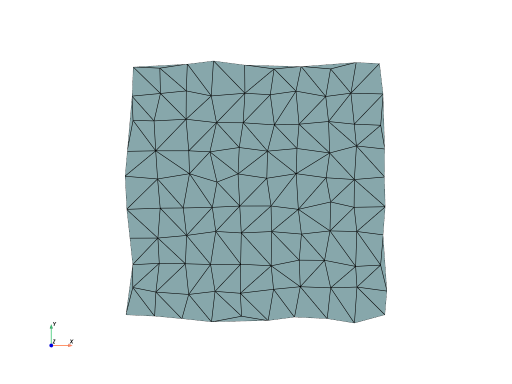 d create tri surface