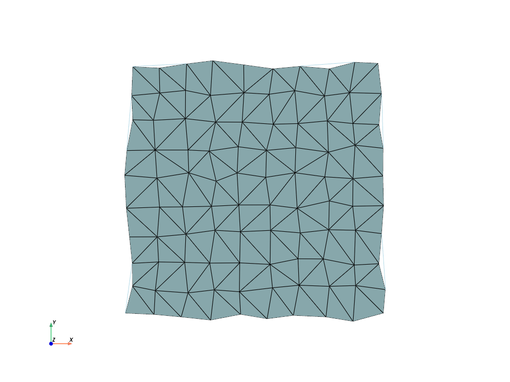 d create tri surface